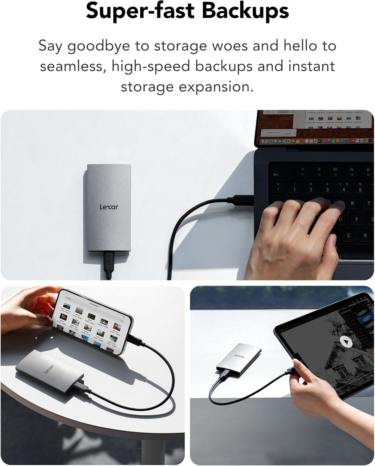 Lexar Disque Dur Externe ES3 1To